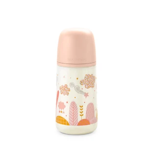 Biberón con tetina fisiológica SX Pro flujo medio Dreams, Peach, 270 ml, Suavinex
