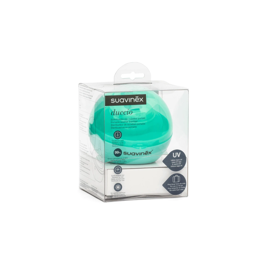 UV-Sterilisator für Schnuller Duccio, Grün, Suavinex