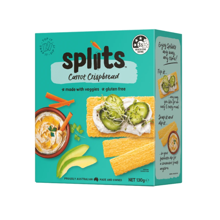 Trockenes Brot mit Karotten, glutenfrei, 130 g, Spliits