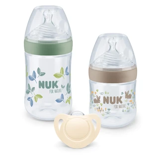 Set biberoane Nature Start, + 0 luni, Nuk