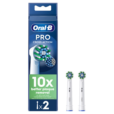 Cross Action electric toothbrush, 2 pcs, Oral-B