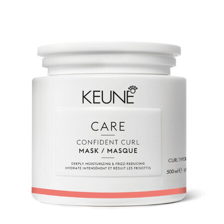 Care Confident Curl Mask für lockiges und krauses Haar, 500 ml, Keune