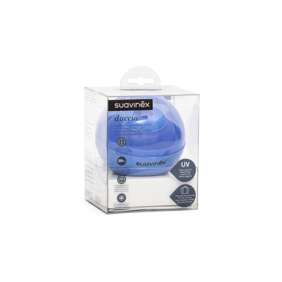 Stérilisateur UV pour sucette Duccio, bleu, Suavinex