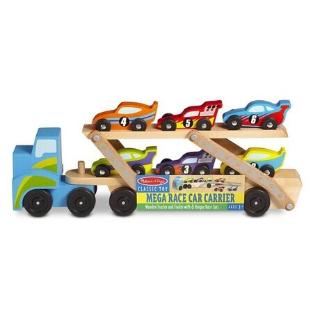 Giant car transporter, +3 years, Melissa and Doug