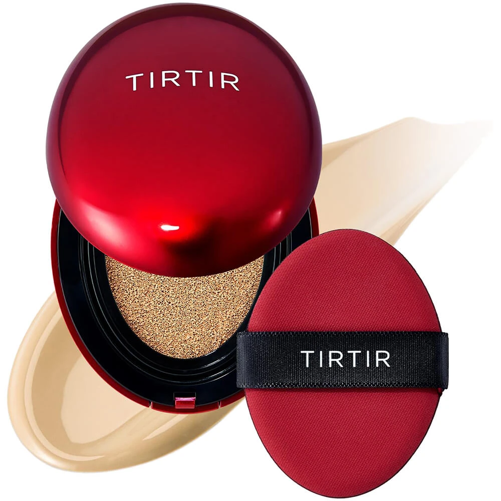 Foundation mit SPF 40 PA++++, Farbton 24W Soft Beige, Mask Fit Red Cushion, 18 g, Tirtir