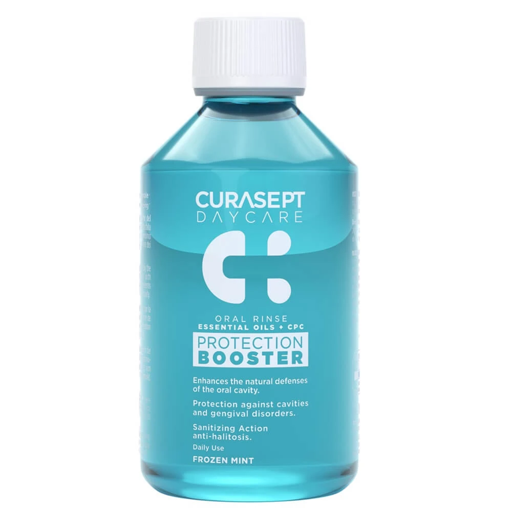 Mundspülung Frozen Mint Daycare Protection Booster, 500 ml, Curasept