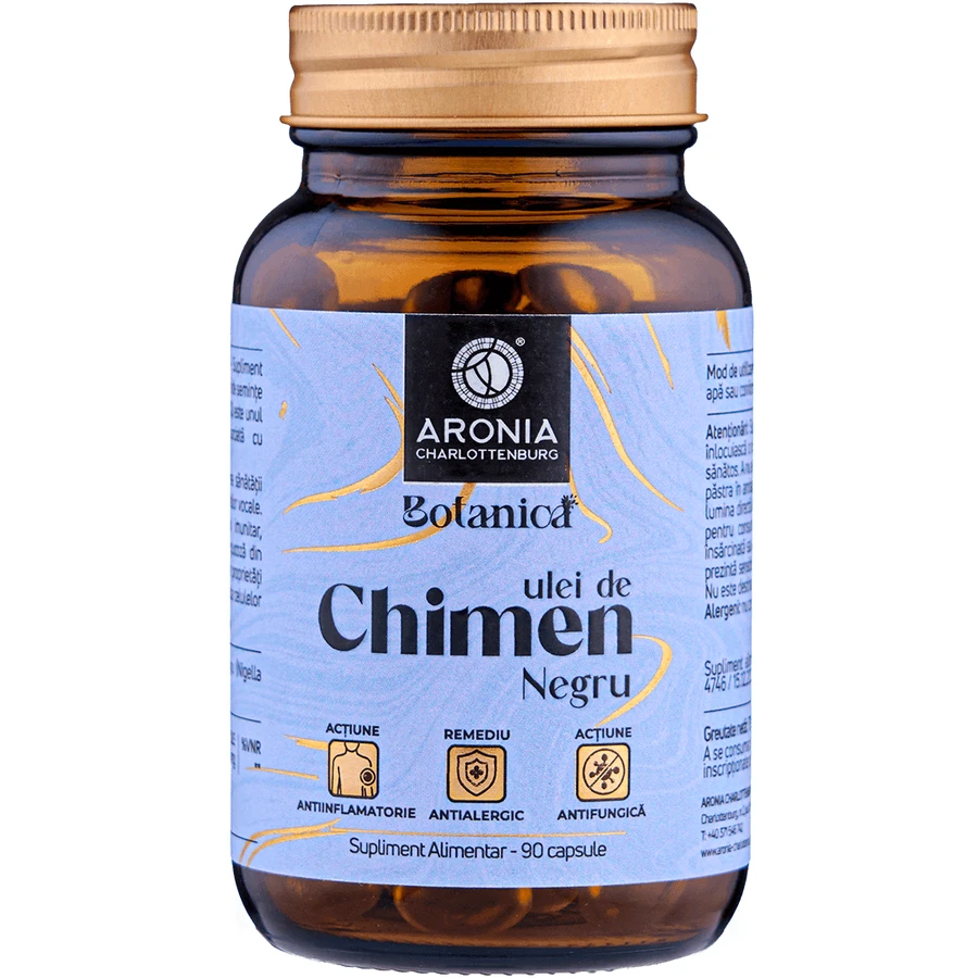 Black Cumin Oil (Negrilicǎ), 90 soft capsules, Aronia Charlottenburg