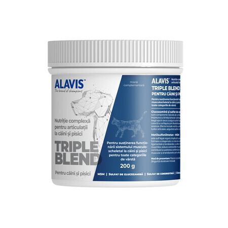 Joint powder for dogs and cats Triple Blend, 200 g, Alavis