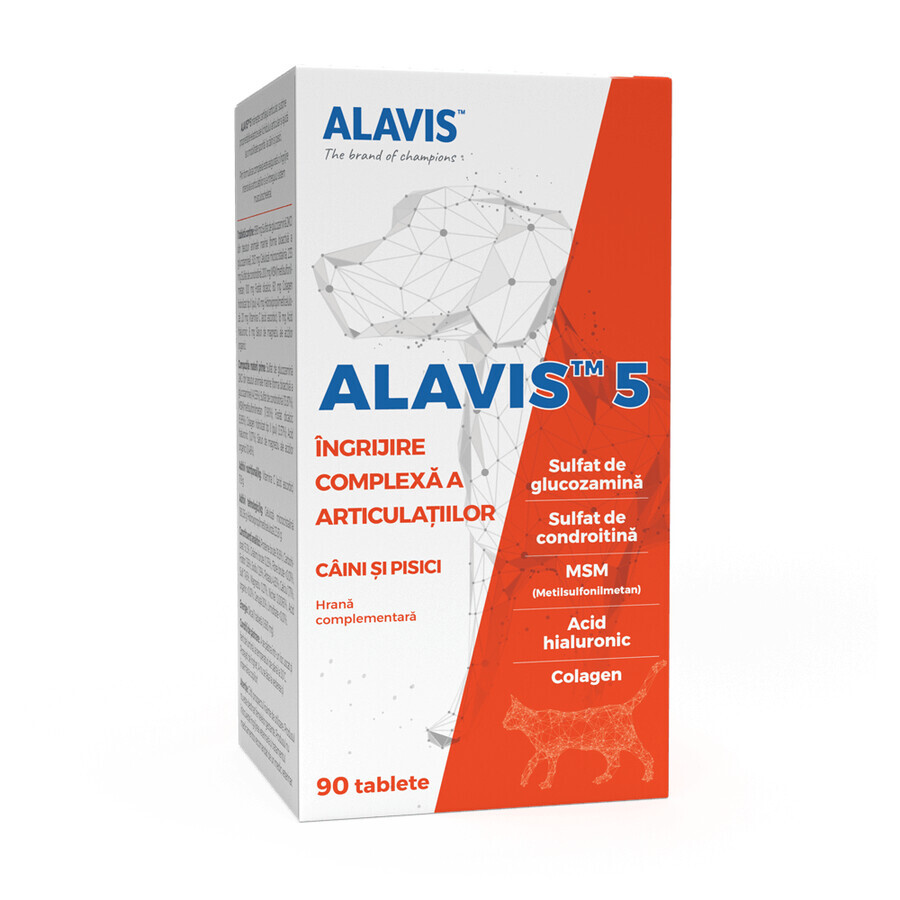 Joint supplements for dogs and cats, 90 tablets, Alavis