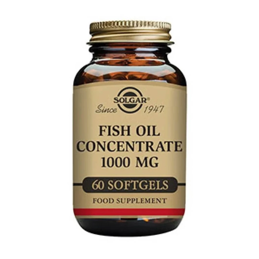 Fischöl-Konzentrat, 1000 mg, 60 Weichkapseln, Solgar