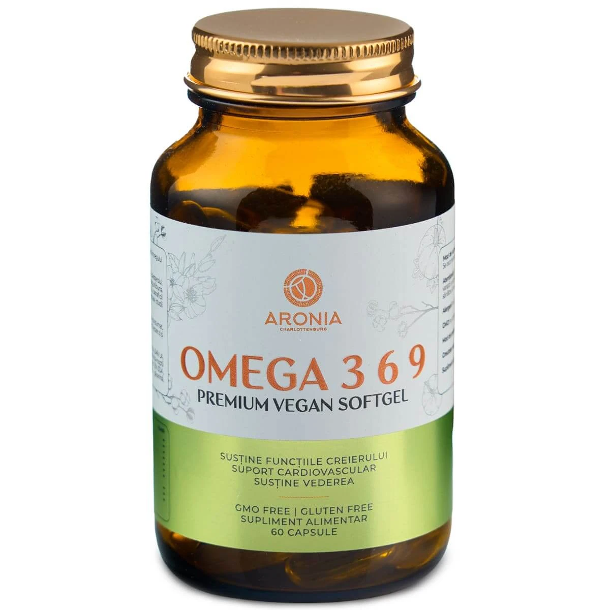 Omega 3-6-9 Premium Vegan, 60 Kapseln, Aronia Charlottenburg