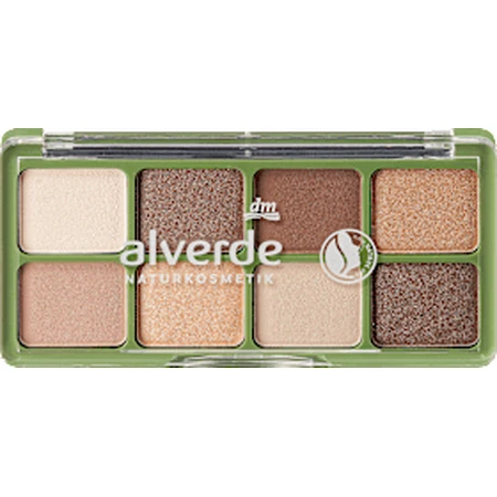 alverde NATURKOSMETIK Paletă farduri de pleoape Nr.50 Nude Glam, 1 buc