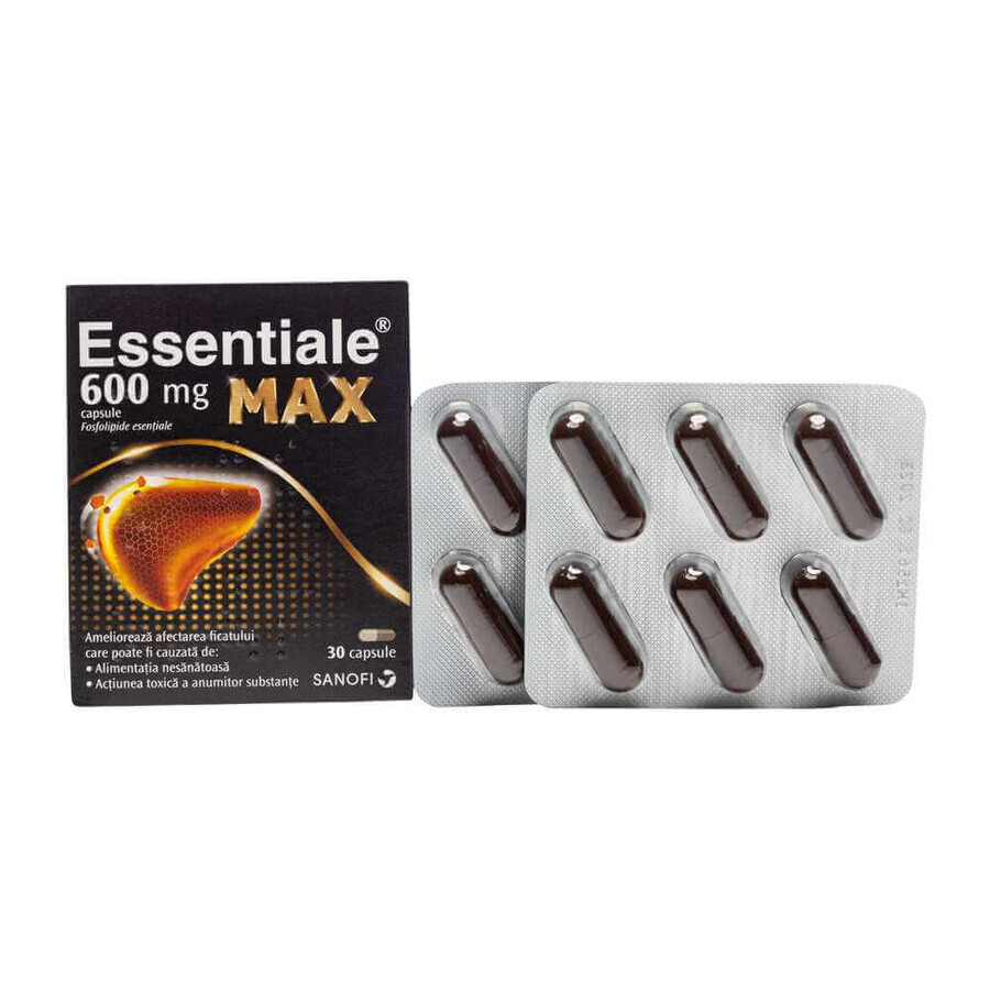 Essentiale MAX 600 mg, 2 x 30 Kapseln, Sanofi