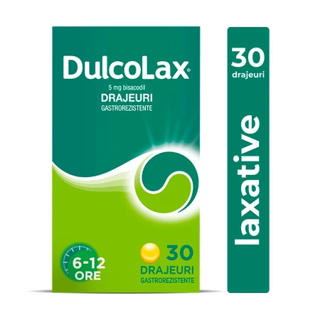 Dulcolax, 5 mg, 2 x 30 comprimidos gastrorresistentes, Sanofi