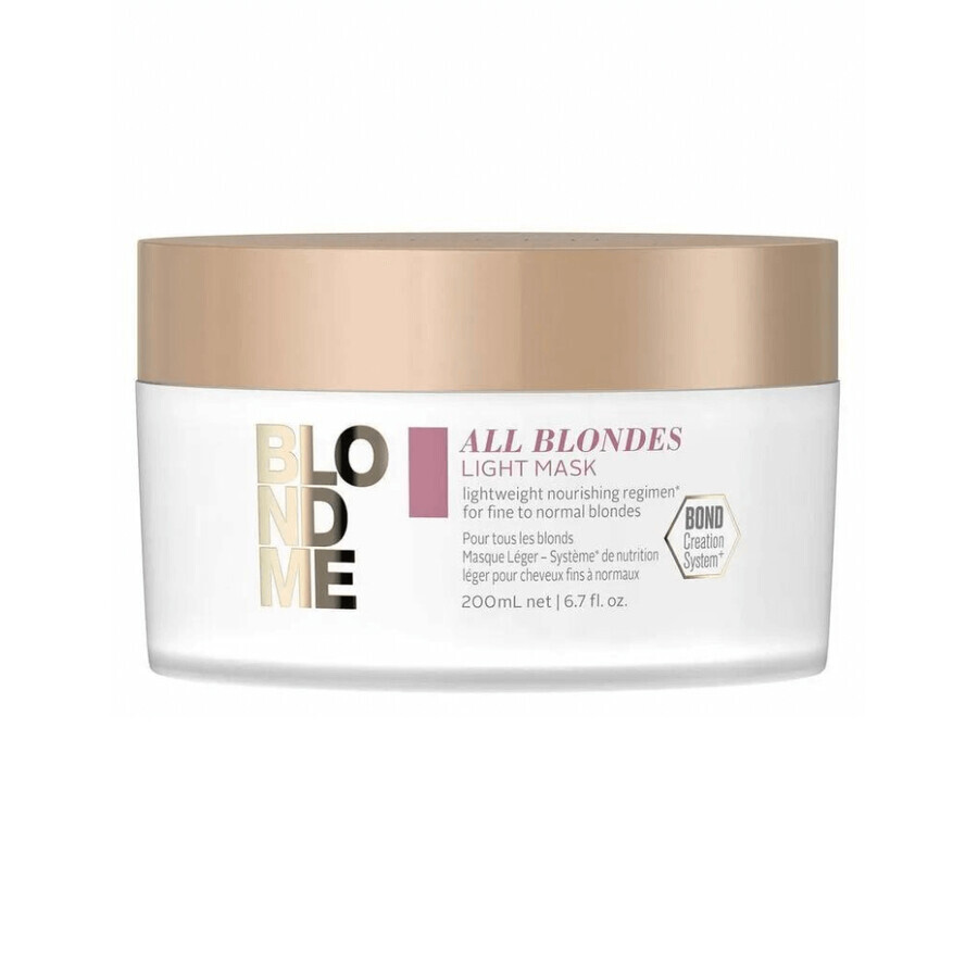 Light All Blonde BlondMe BlondMe Mask, 200 ml, Schwarzkopf Professional