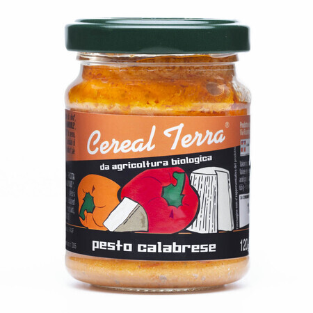 Crème de pesto bio de Calabre, 120 g, Cereal Terra