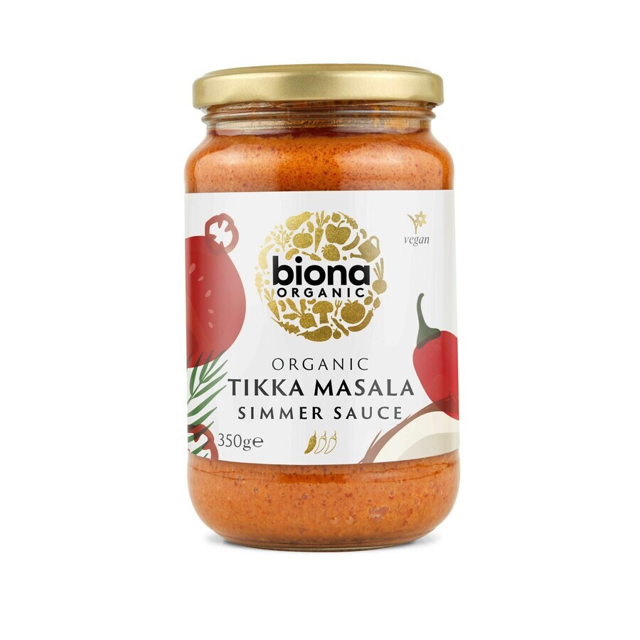 Salsa Tikka Masala ecológica, 350 g, Biona