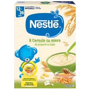 8 Cereali con miele, +12 mesi, 250g, Nestlè