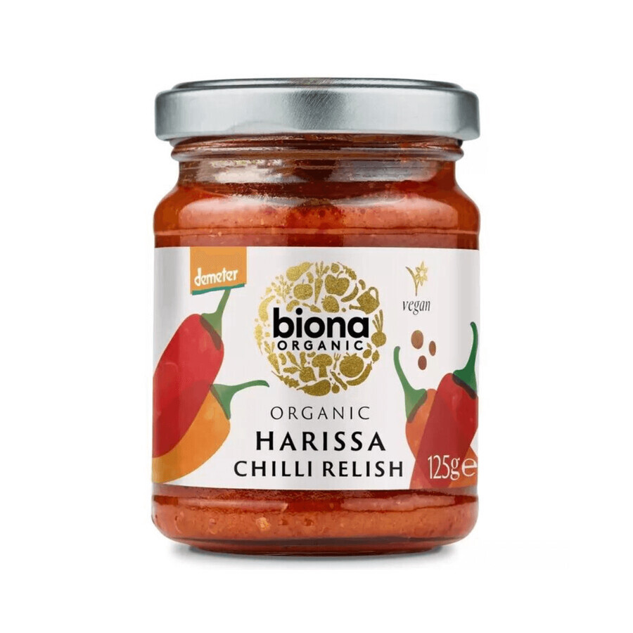 Sos  Bio Chilli Harissa, 125 g, Biona