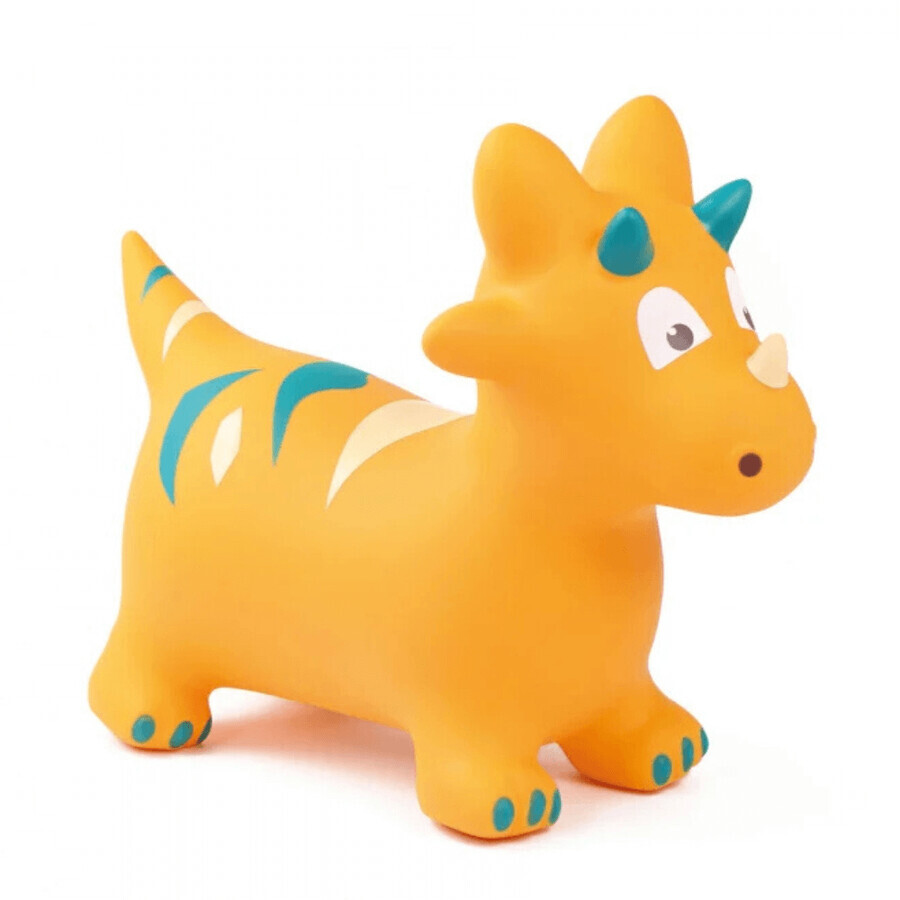 Springender Dinosaurier, +10 Monate, Orange, Ludi