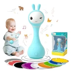 Conejito interactivo para bebés, +0 meses, Azul, Alilo