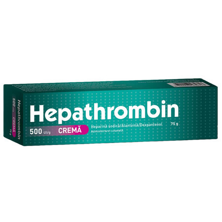 Hepathrombin-Creme, 500 IU/g, 75 g, Stada