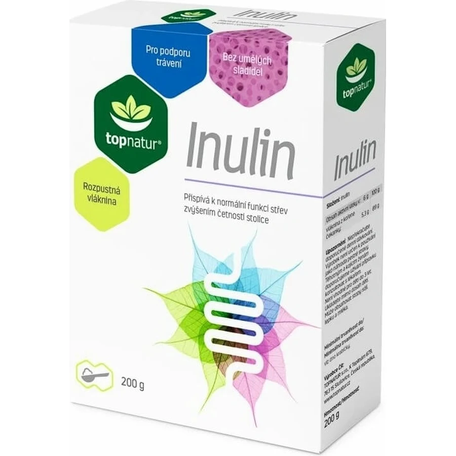 topnatur INULIN Pulver, lösliche Ballaststoffe 1x200 g