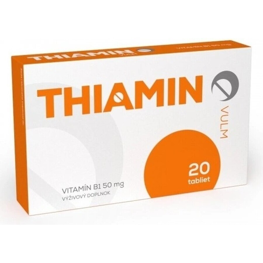 VULM THIAMIN 1×20 stuks, voedingssupplement