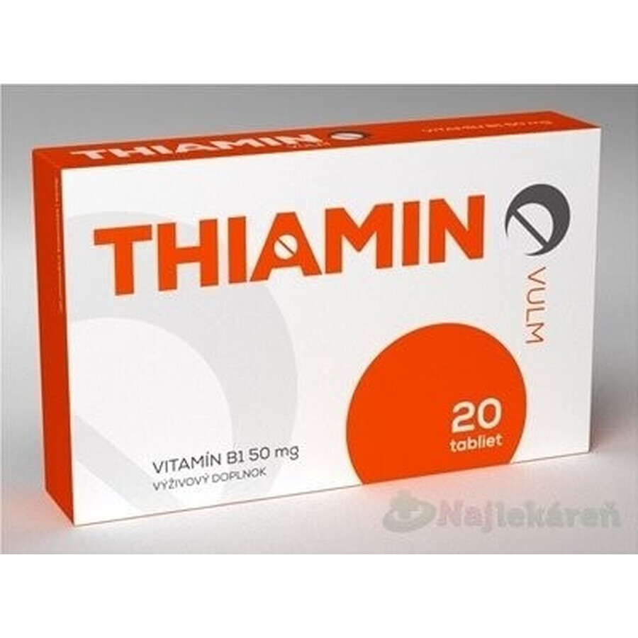 VULM THIAMIN 1×20 stuks, voedingssupplement