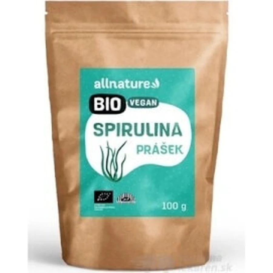 Allnature Spirulina organisch poeder 100g 1×100g