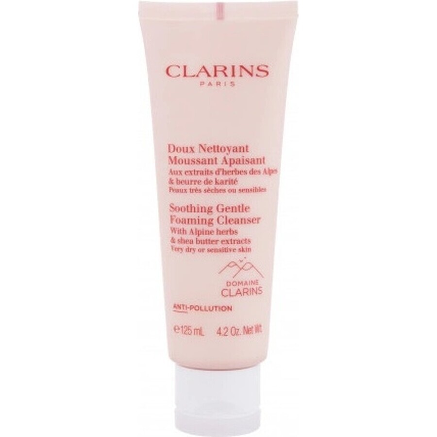 Clarins Milde Kalmerende Reinigingsschuim voor Zeer Droge tot Gevoelige Huid 1×125 ml, Reinigingsschuim