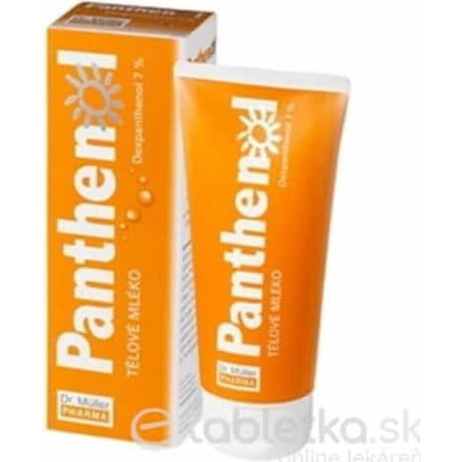 Dr. Müller PANTHENOL BODY MILK 1×200 ml, loțiune de corp