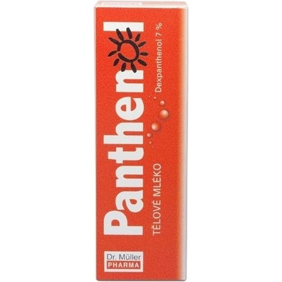 Dr. Müller PANTHENOL BODY MILK 1×200 ml, loțiune de corp