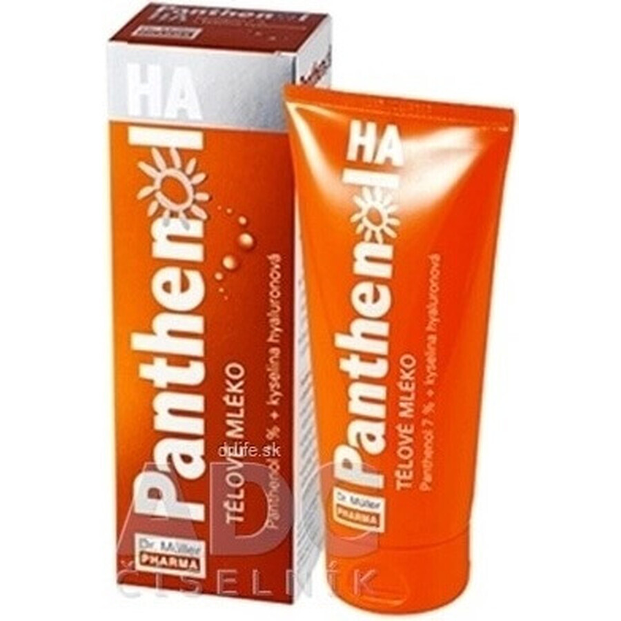 Dr. Müller PANTHENOL BODY MILK 1×200 ml, loțiune de corp