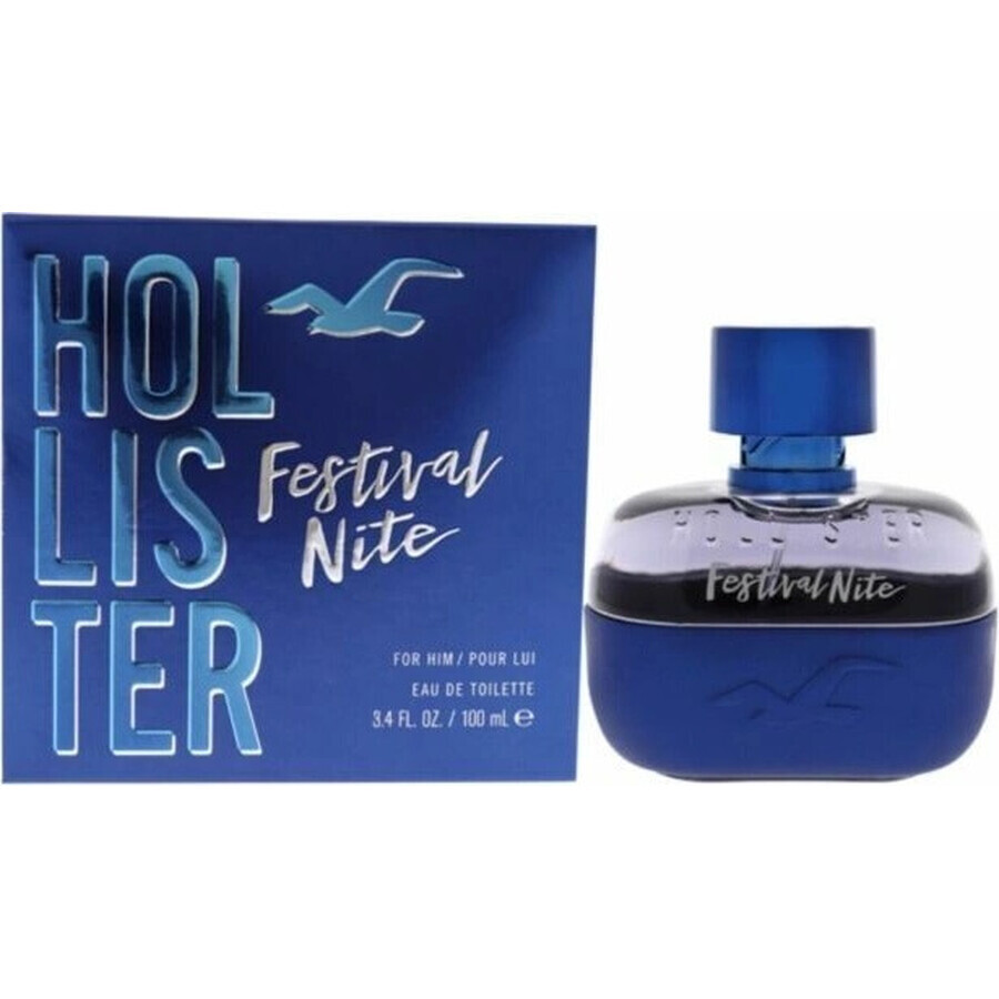 Hollister Festival Nite For Him Edt 100ml 1×100 ml, Eau de Toilette