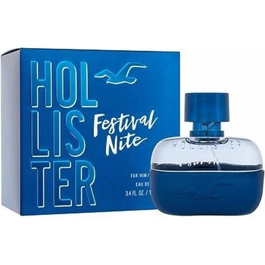 Hollister Festival Nite For Him Edt 100ml 1×100 ml, Eau de Toilette