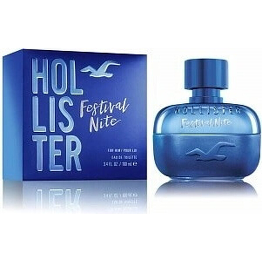 Hollister Festival Nite For Him Edt 100ml 1×100 ml, Eau de Toilette