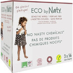 Eco by Naty Parfümfreie Feuchttücher für empfindliche Haut 1×168 Stück, Feuchttücher