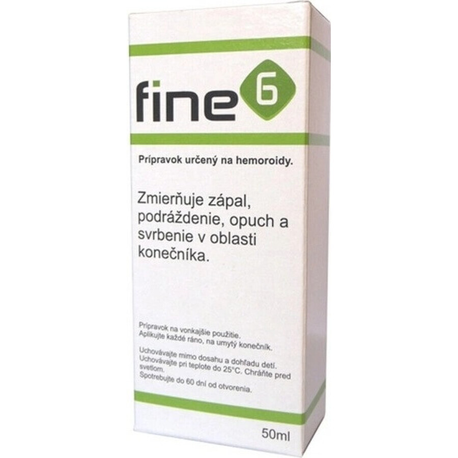 Fine6 1×50 ml oil for hemorrhoids