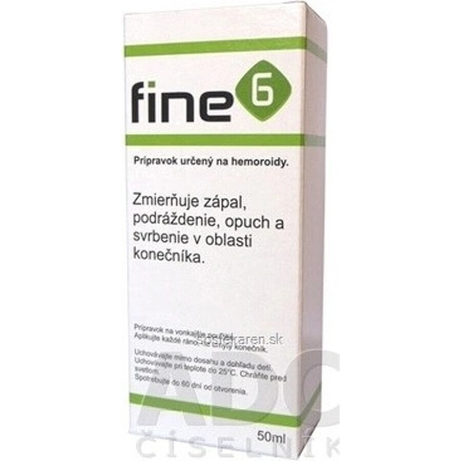 Fine6 1×50 ml oil for hemorrhoids