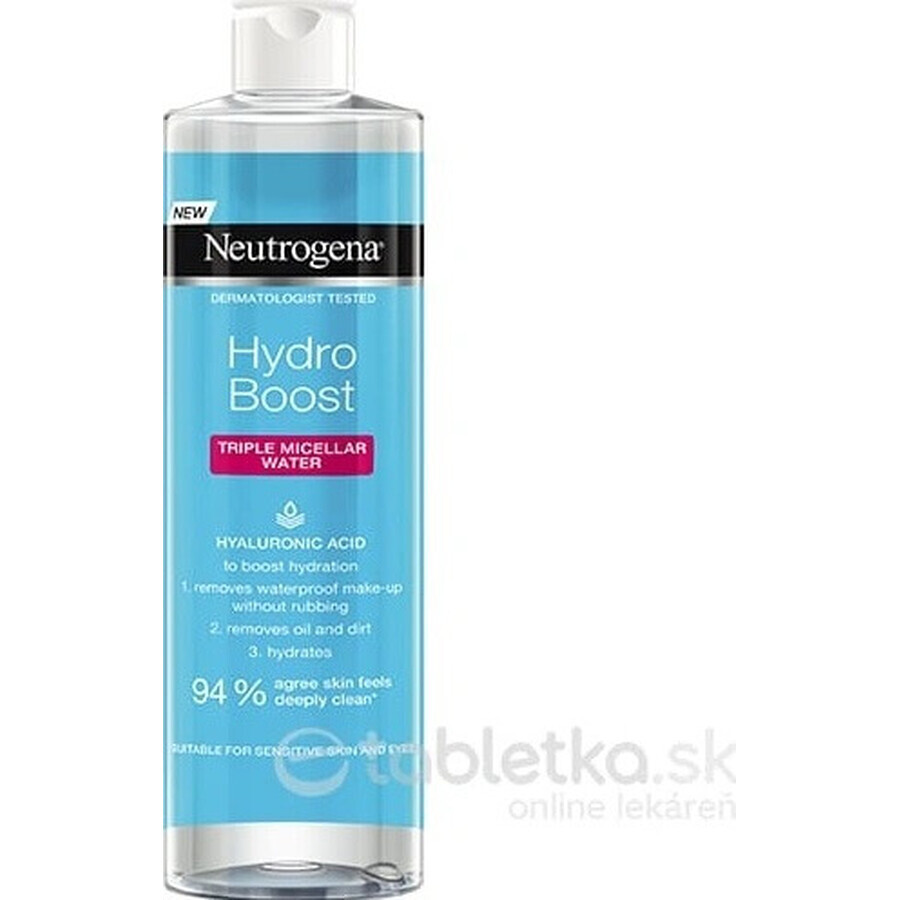 NEUTROGENA® Eau micellaire Hydro Boost 3in1 1x400ml, eau micellaire