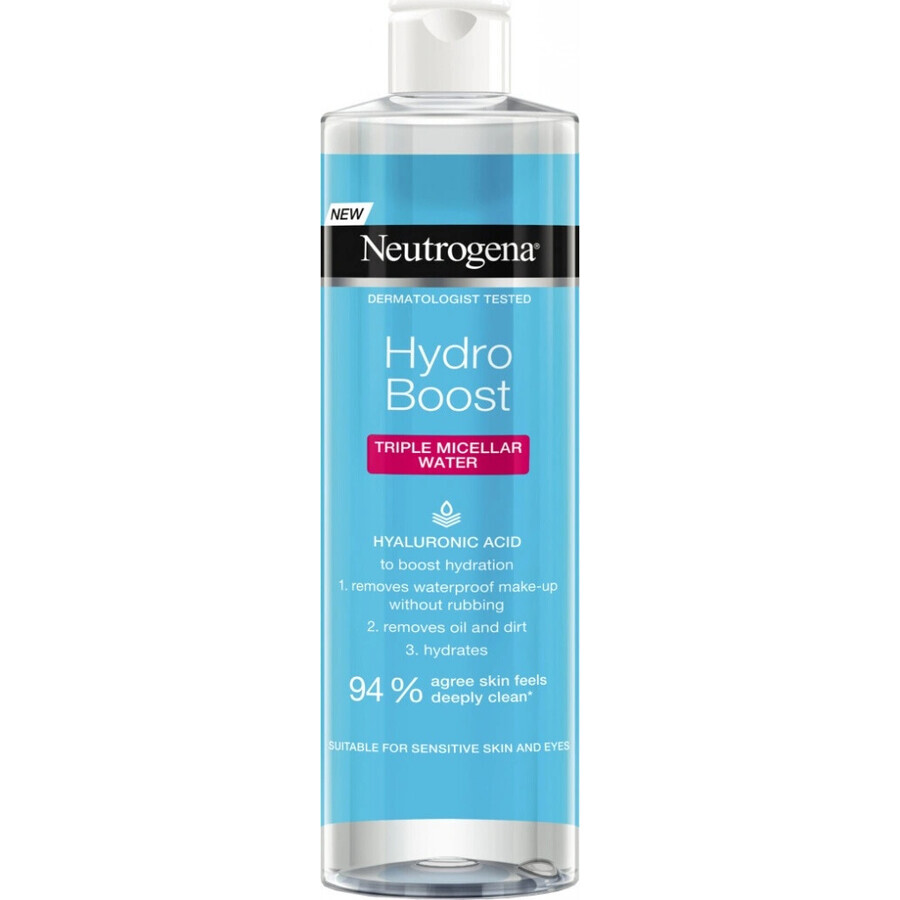 NEUTROGENA® Eau micellaire Hydro Boost 3in1 1x400ml, eau micellaire