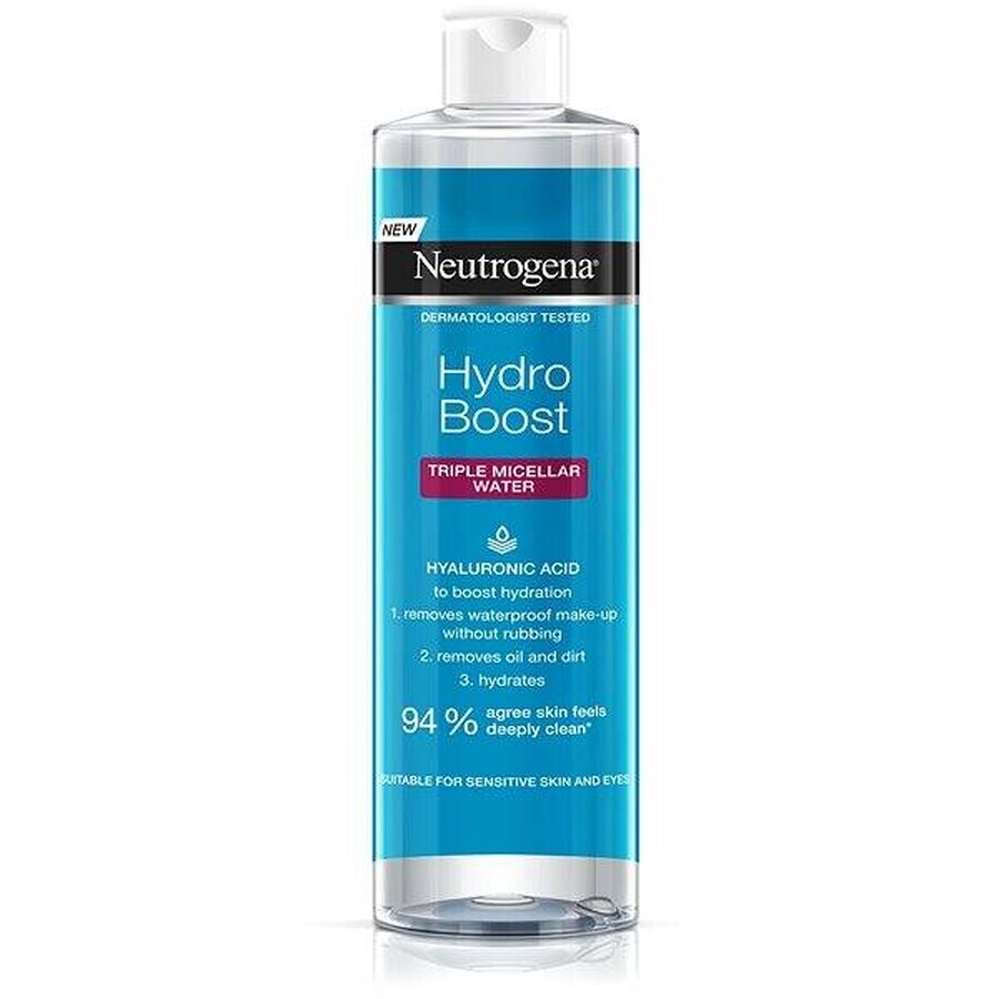 NEUTROGENA® Eau micellaire Hydro Boost 3in1 1x400ml, eau micellaire