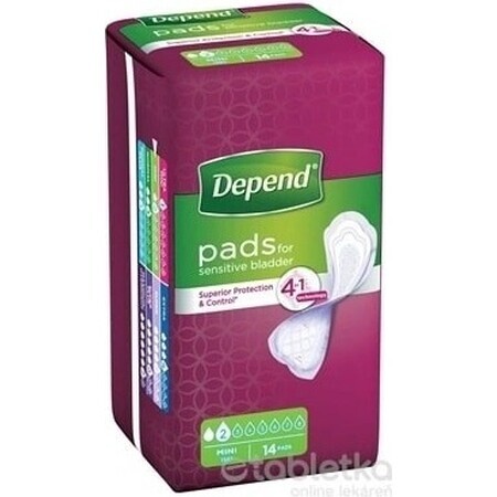 DEPEND MINI 1×14 pezzi, assorbenti per incontinenza