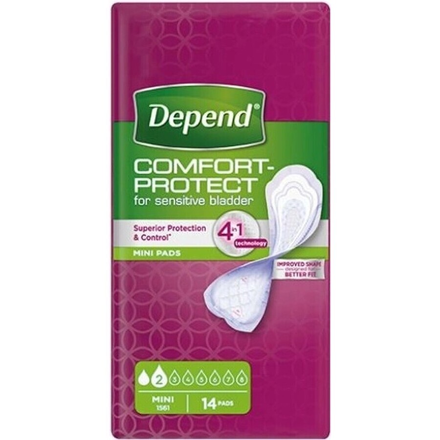 DEPEND MINI 1×14 pezzi, assorbenti per incontinenza