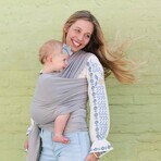 BOBA Baby Carrier/Scarf Wrap Bamboo Light Grey 1×1 buc, fabricat din amestec de bambus