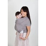 BOBA Baby Carrier/Scarf Wrap Bamboo Light Grey 1×1 buc, fabricat din amestec de bambus