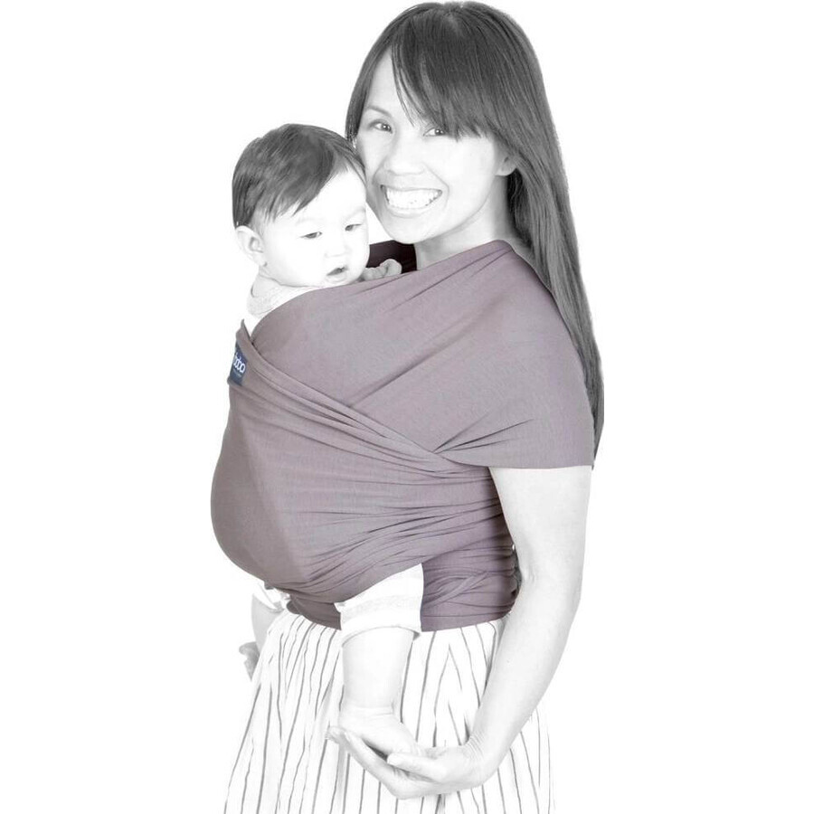 BOBA Baby Carrier/Scarf Wrap Bamboo Light Grey 1×1 buc, fabricat din amestec de bambus