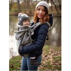 BOBA Baby Carrier/Scarf Wrap Bamboo Light Grey 1×1 buc, fabricat din amestec de bambus