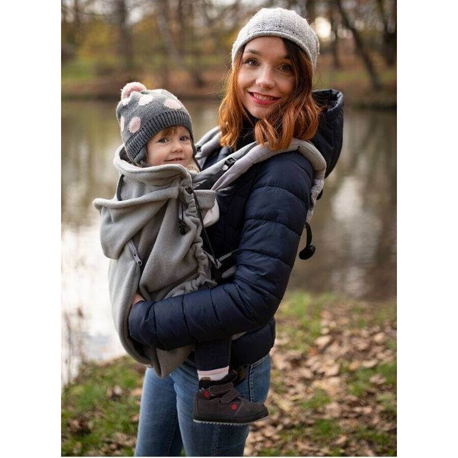 BOBA Baby Carrier/Scarf Wrap Bamboo Light Grey 1×1 buc, fabricat din amestec de bambus